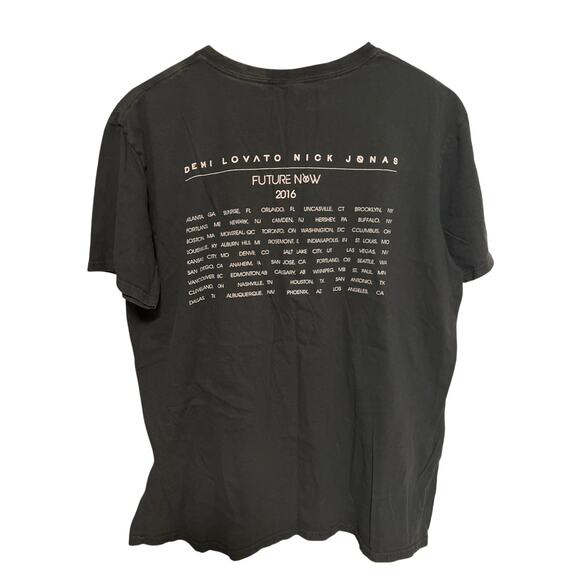 Demi Lovato Nick Jonas 2016 Future Now Tour T Large Future Now - Picture 2 of 5